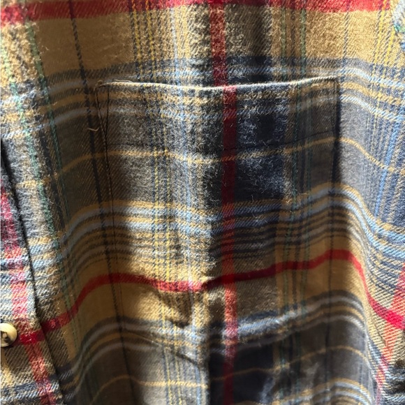 jcpenney Blue and Red Casual Button Down Shirt - Picture 4 of 9